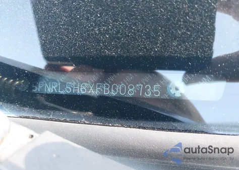 2015 Honda Odyssey Ex-L z USA, uszkodzony, nr VIN 5FNRL5H6XFB008735